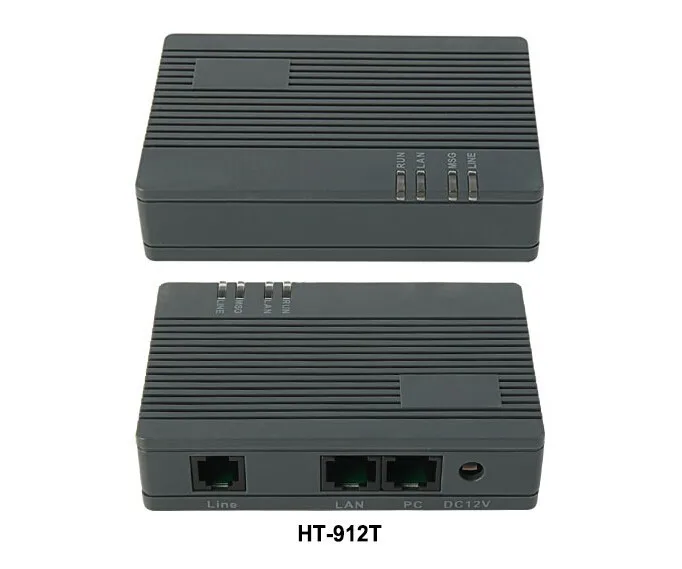 HT 912 T 1-Fxs VoIP шлюз один Fxs HT-912T поддержка sip и H.323 протоколы