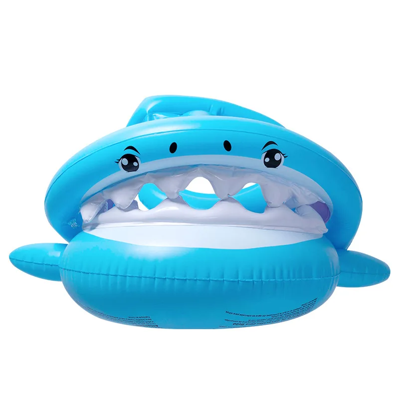 Bebê Inflável Piscina Flutuante com Sombrinha Ride-On