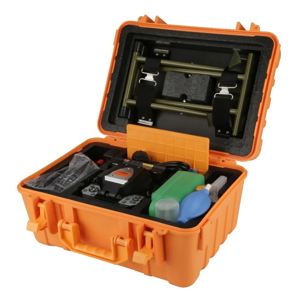 

A-80S Fusion Splicer Fiber Optic Welding Splicing Machine Optical Tools 30MW Fiber Tester Stripper Hex Wrenche Kit