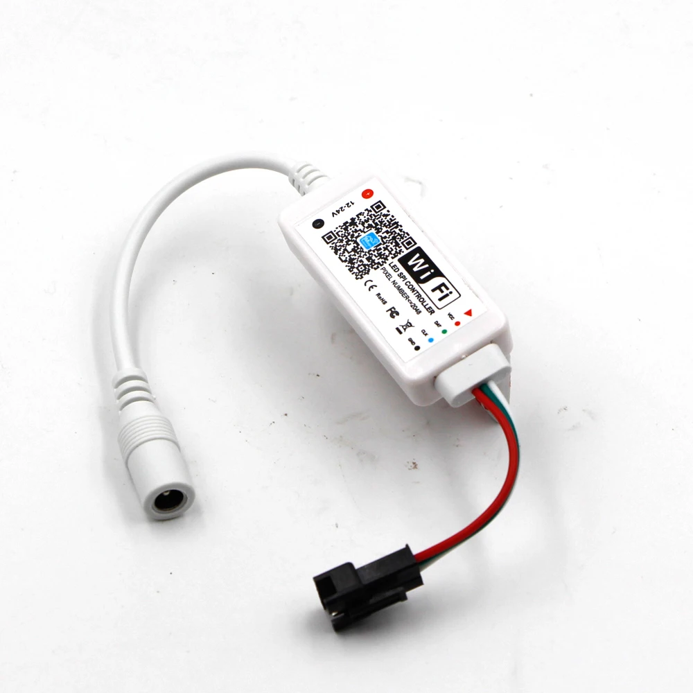 

Smart WiFi WiFi Remote Amazon Alexa Google UP to 2048 Pixel for Addressable RGB WS2811 UCS1903 WS2812B SM16703 SK6812 LED Strip