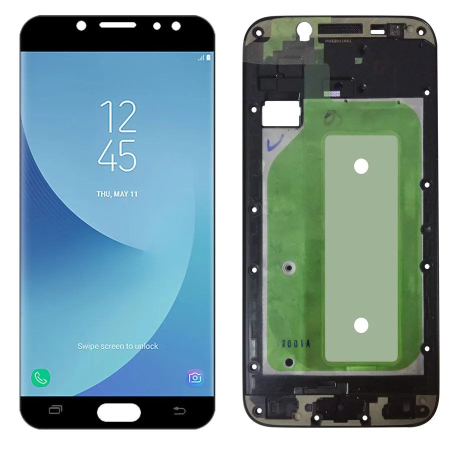 

LCD For Samsung Galaxy J7 Pro 2017 J730 J730F Display SM-J730F/G/GM/FN/DS Touch Screen Digitizer Assembly Replacement With Frame