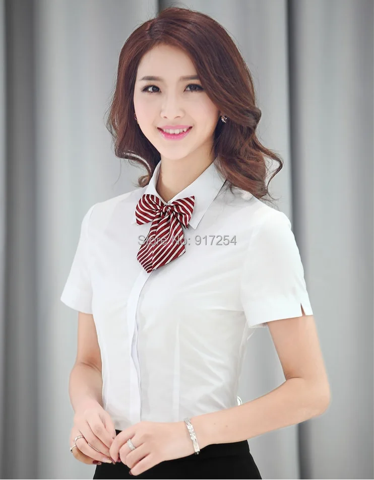 womens business blouse