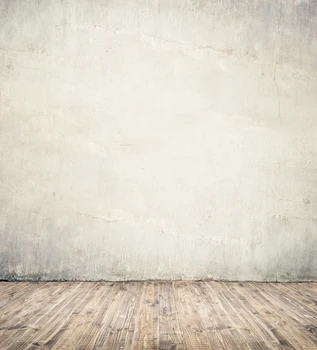 

White Wall Wooden Floor photo backdrop Vinyl cloth High quality Computer printed Wooden Photography Backgrounds