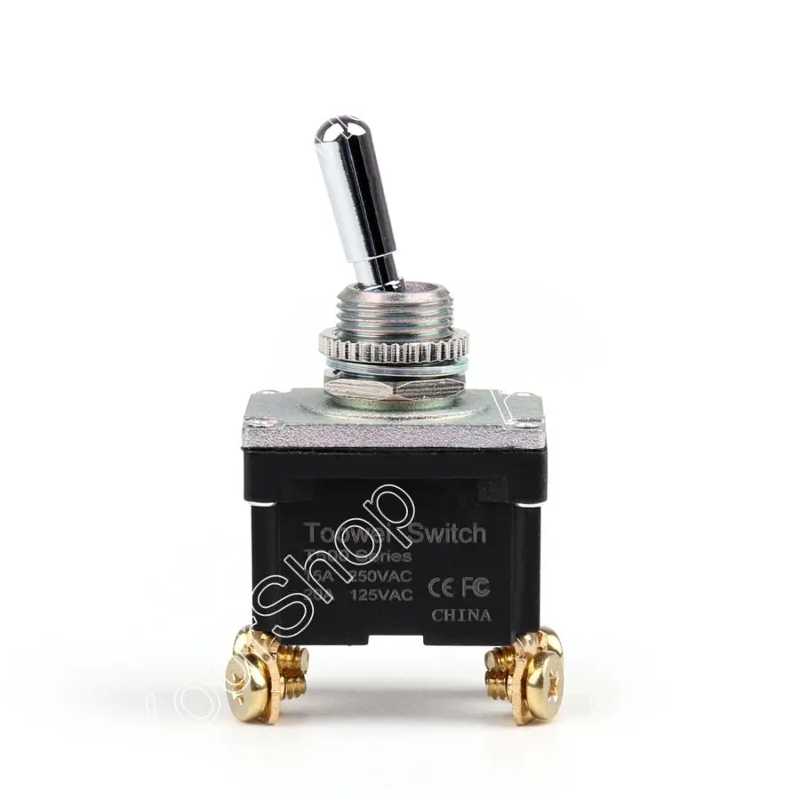

Areyourshop Rocker Toggle Switch ON-OFF DPST 4Pin Industrial Grade with Waterproof Car Truck 15A 250