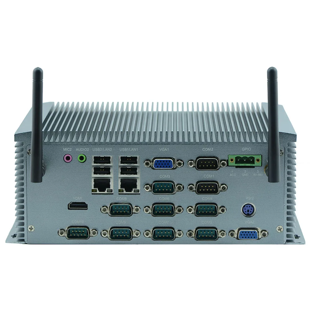 Partaker Industrial PC Q6 With 10 COM COM3  to COM6 support RS485 2 LAN SIM Card Slot  (8)