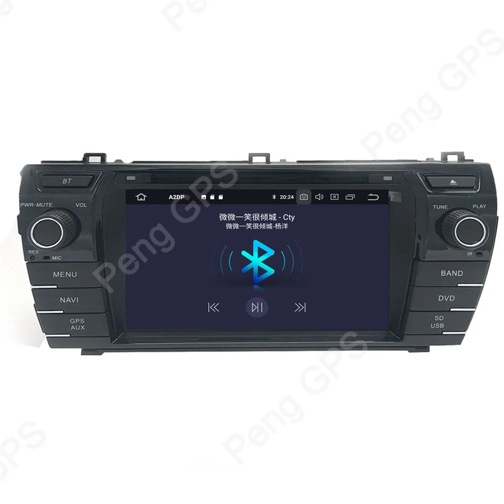 4G+ 32G Восьмиядерный 2 Din стерео Android 9,0 Автомагнитола для Toyota corolla 2013- gps навигация CD DVD плеер Bluetooth