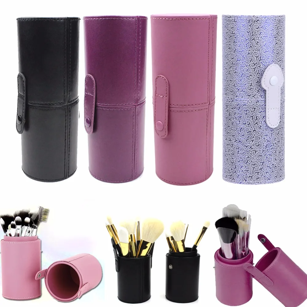 Buy 15 Types PU Leather Travel Makeup Brushes Pen