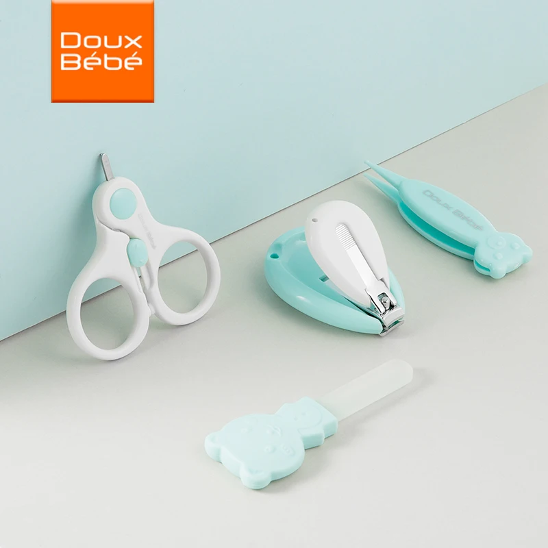 4PCS Baby Nail Scissors Set Lovely Nail Clippers Trimmer Nail Newborn Kids Safety Nail Shell Shear Manicure Set Baby Care 4PCS Baby Nail Scissors Set Lovely Nail Clippers Trimmer Nail Newborn Kids Safety Nail Shell Shear Manicure Set Baby Care