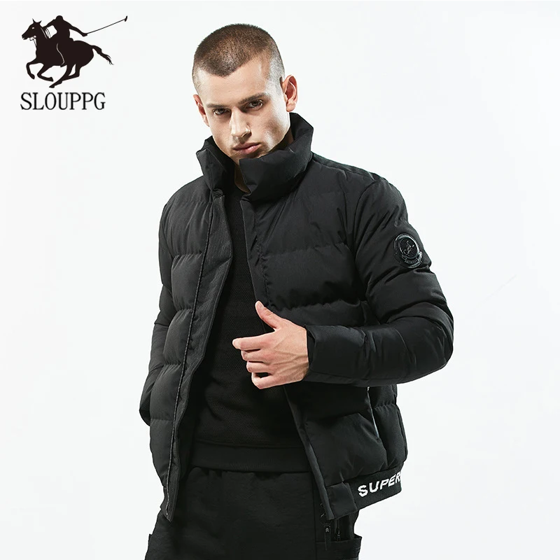 SLOUPPG новая одежда ветрозащитная модная зимняя Модная Повседневная парка куртка