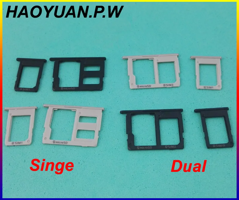 HAOYUA N.P.W Nano SIM карта micro SD лоток Слот держатель для Samsung Galaxy J5 Prime On5 G5700/J7 On7 G6100 2016