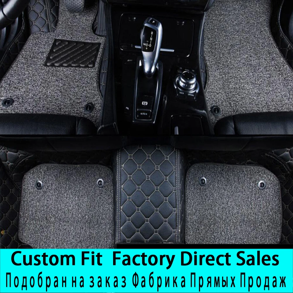 

SUNNYFOX car floor mats for Mercedes Benz A B180 C200 E260 CL CLA GLK300 ML S350/400 car styling carpet floor liner