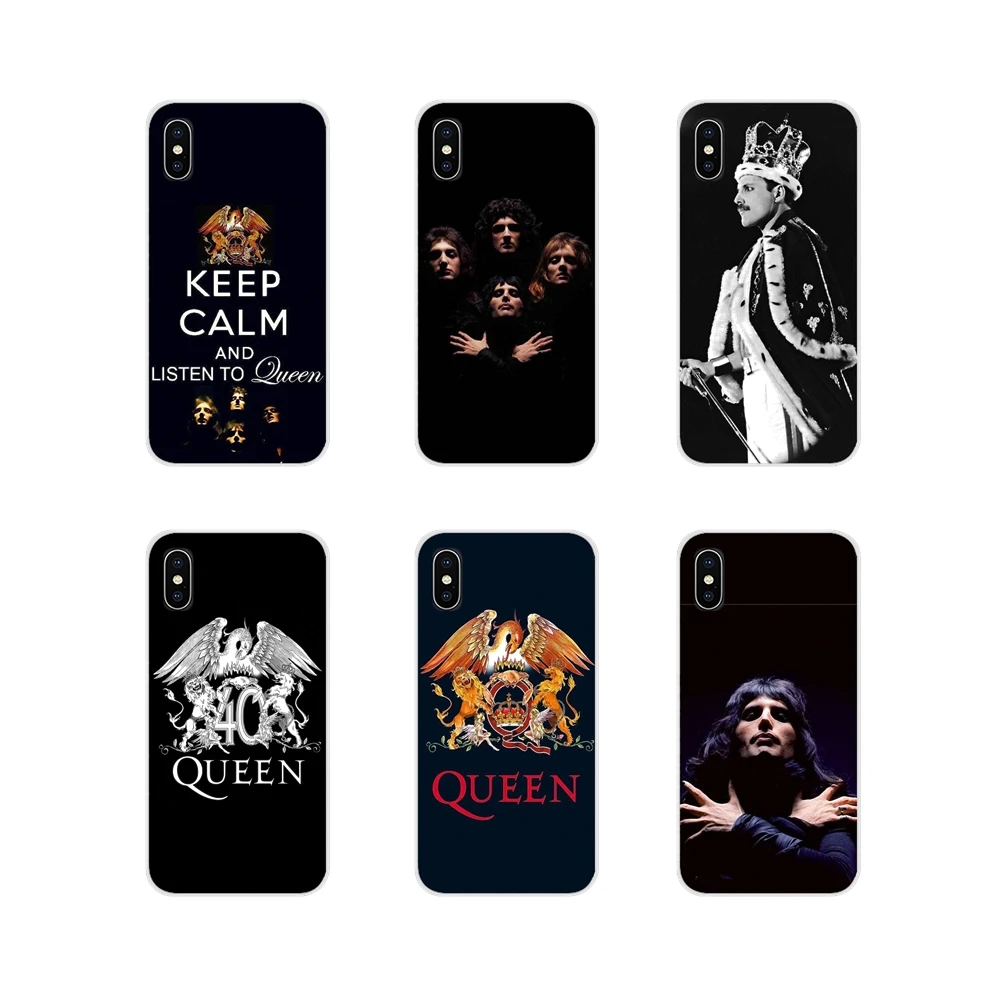 

For Xiaomi Redmi Note 6A MI8 Pro S2 A2 Lite Se MIx 1 Max 2 3 For Oneplus 3 6T Clear Case Design queen ii Legend Queen Rock Bands