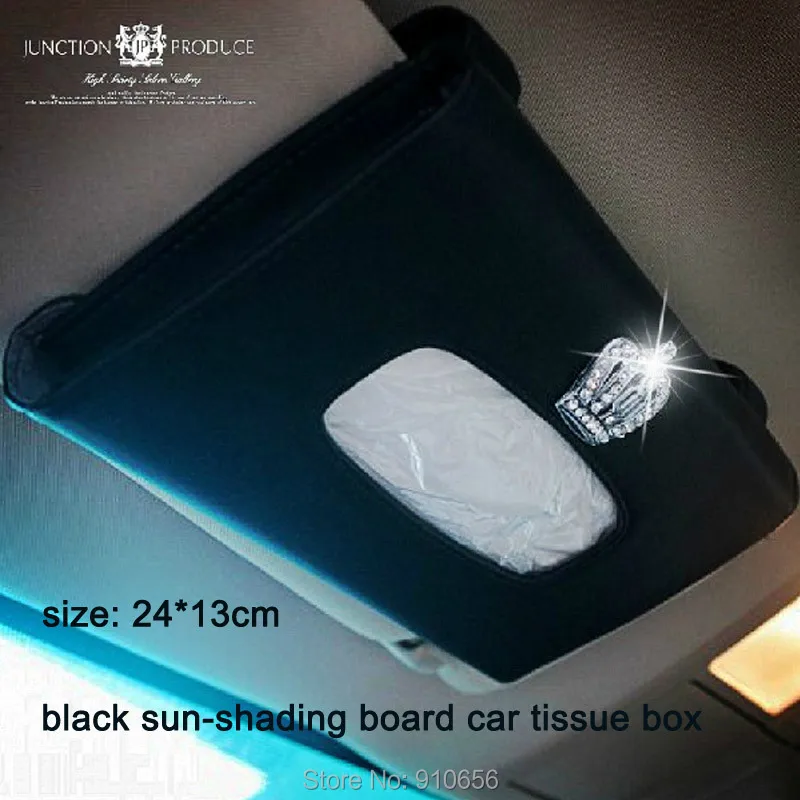 DAD Crown tissue box black