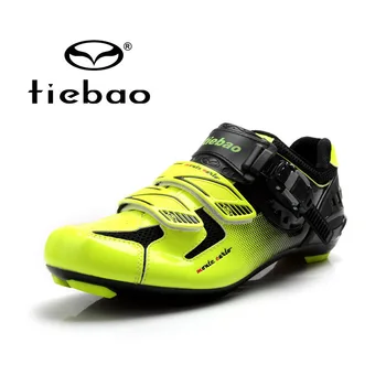 

Tiebao Self-locking Cycling Shoes Men Ourdoor Road Bike Shoes Breathable Riding Bicycle Shoes High Quality Zapatos de ciclismo