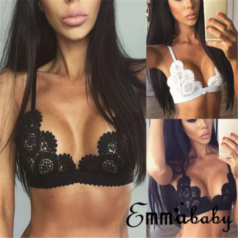Sexy Fashion Women s Gather Boost Seamless Thin Push Up Lace Flora Bras Plunge Bra Bralette New