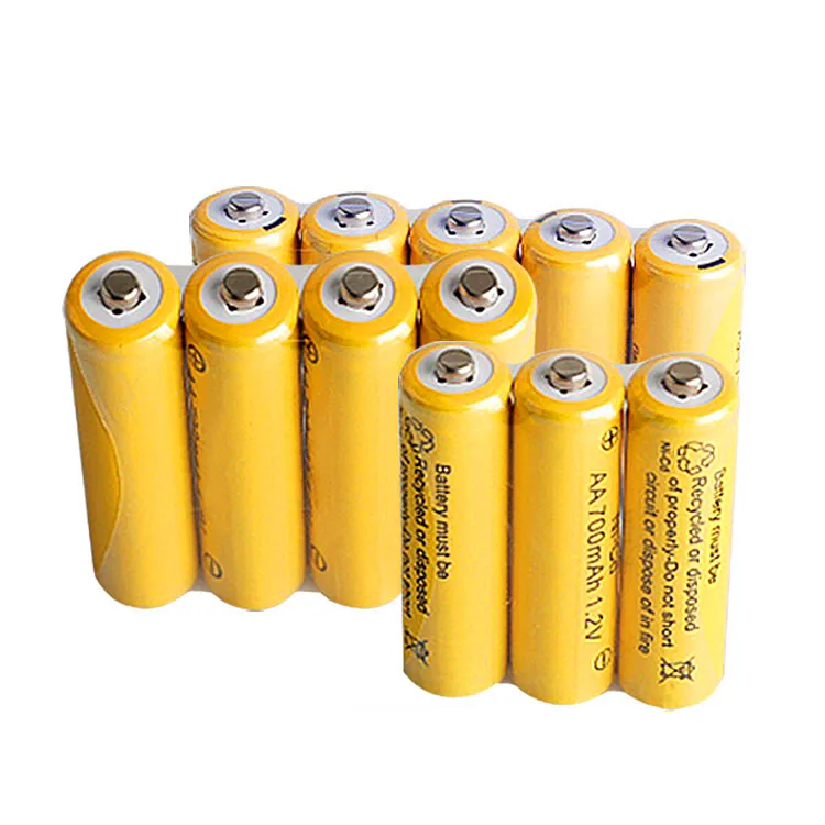 

4 or 10psc/lot 1.2v 700mah AA remote control toy rechargeable NI-CD rechargeable battery AA 1.2V 700mAh wholesale price