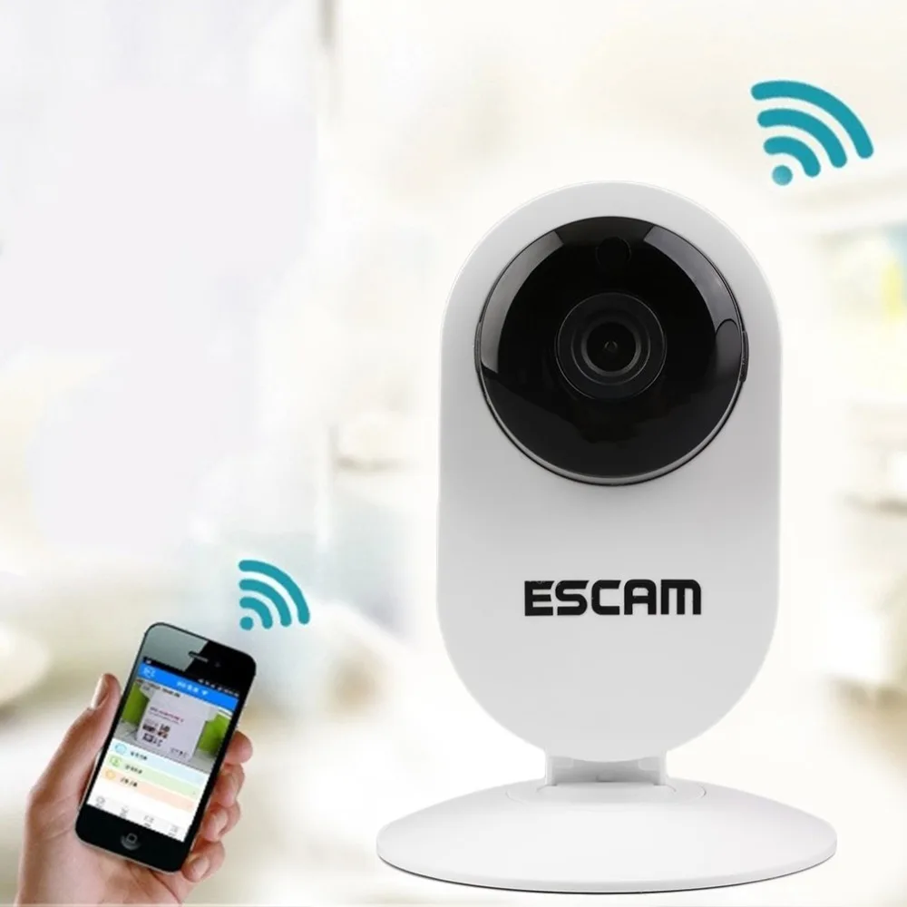 

White 3.6mm Lens Built in Speaker 720P Mini Wireless Wifi IP Camera Security Surveillance Infrared Night Vision US Plug