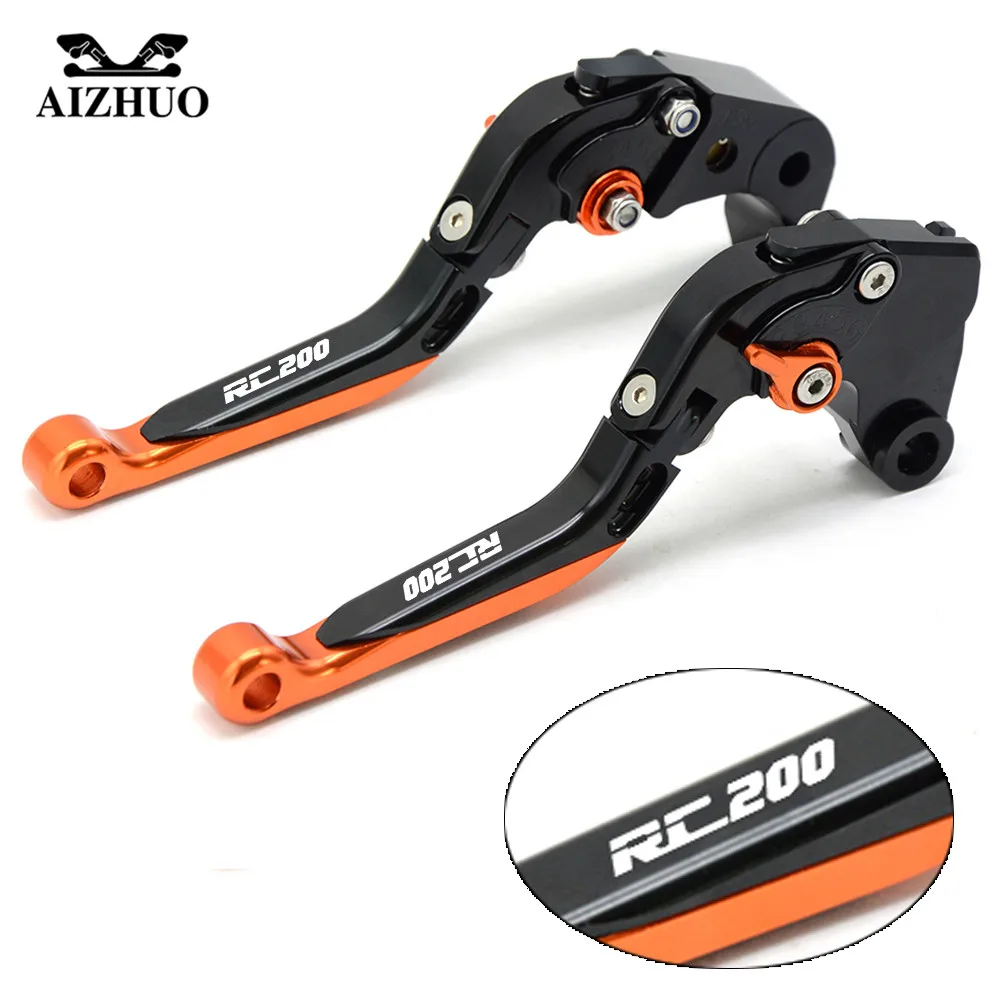 Motorcycle Brake Clutch Lever Folding Extendable Brake Levers For ktm RC200 2014 2015 2016 DUKE 200 DUKE 200 RC125 2014-2017