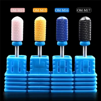 

1Pcs Ceramic Nail Drill Grinding Head Nail Art Tools Milling Cutter Device Nail File Polish Stick for Electric Drill Machine