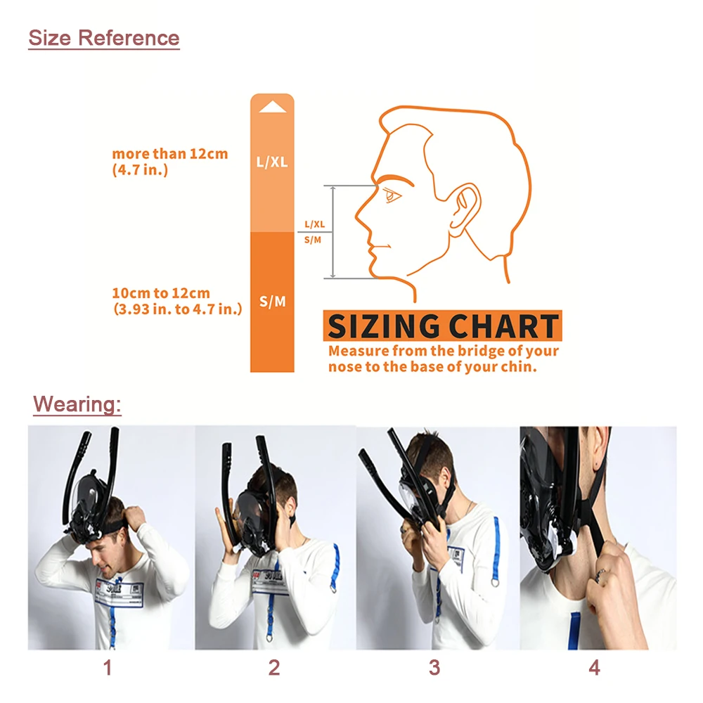Дизайн, двойная трубка, усовершенствованная дыхательная система, маска для дайвинга, для подводного плавания, анти-туман, маска для подводного плавания, для взрослых и детей
