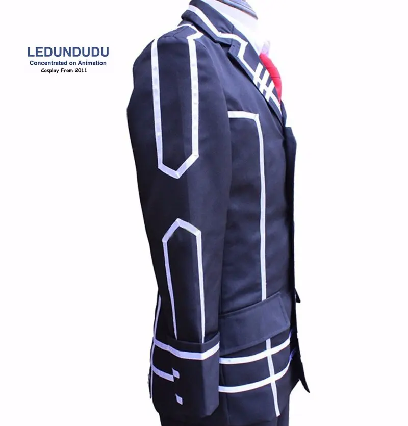 Anime Vampire Knight Cosplay Costumes Zero Kiryu Black Day Class Uniform Men Fancy Party Outfits for Halloween (6)