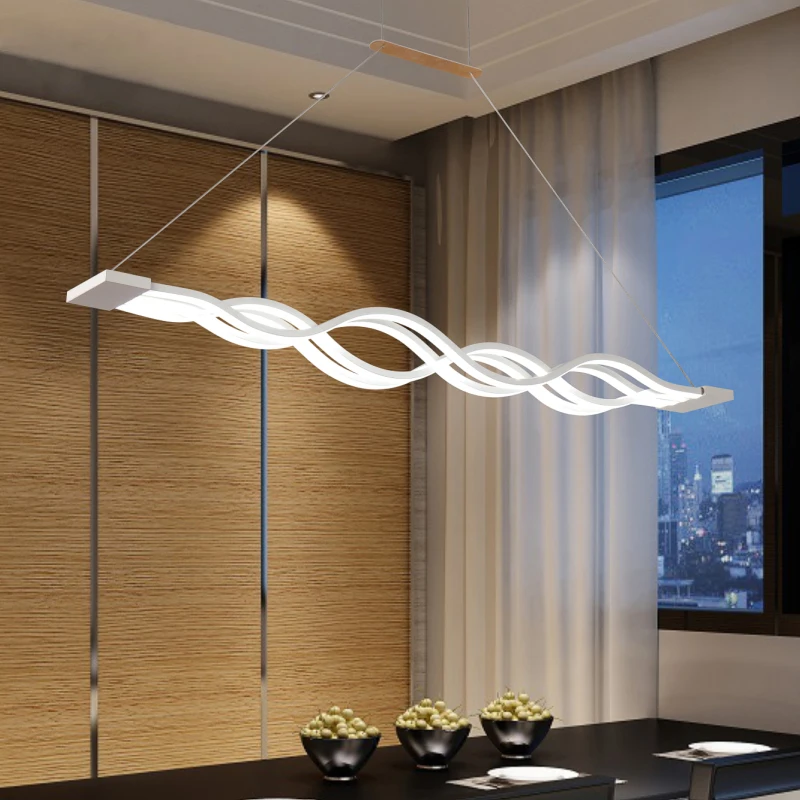 

Modern Acryl Dining Room Pendant Lamp Creative Art LED Bar Living Room Lighting Contracted Stepless Adjusted Indoor Lamp