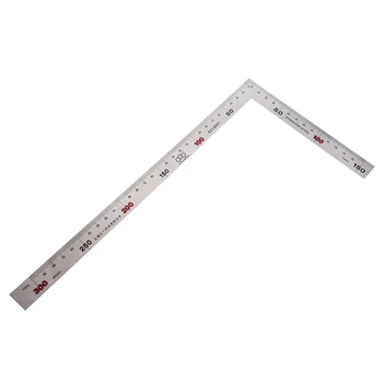 

Stainless Steel 150 x 300mm 90 Degree Angle Metric Try Mitre Square Ruler