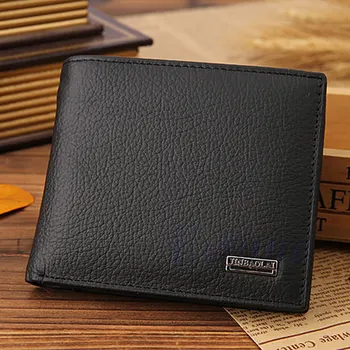 

Fashion Men Leather Trifold Wallet Credit/ID Card Coin Holder Slim Purse NEW