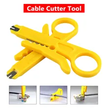 Роторный удар вниз сети UTP кабельный резак удар вниз провода инструмент 9 см мини стрипперы STP кабельный резак телефонный провод Стриппер
