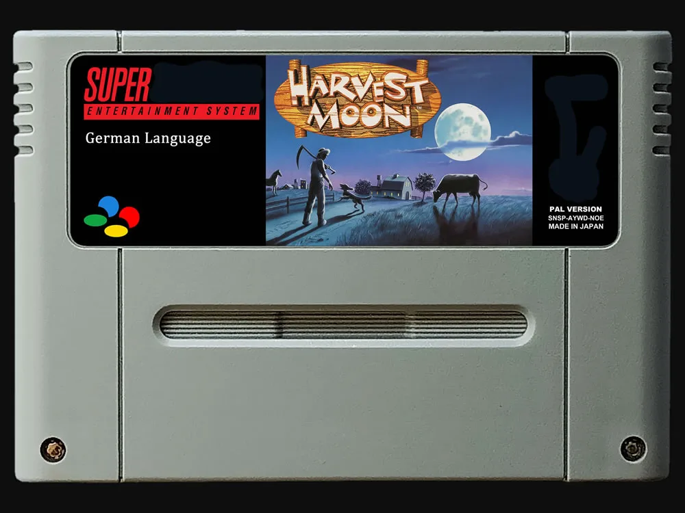 16 битные игры ** Harvest Moon (немецкая версия! Немецкий язык!)|Игры для консолей| |