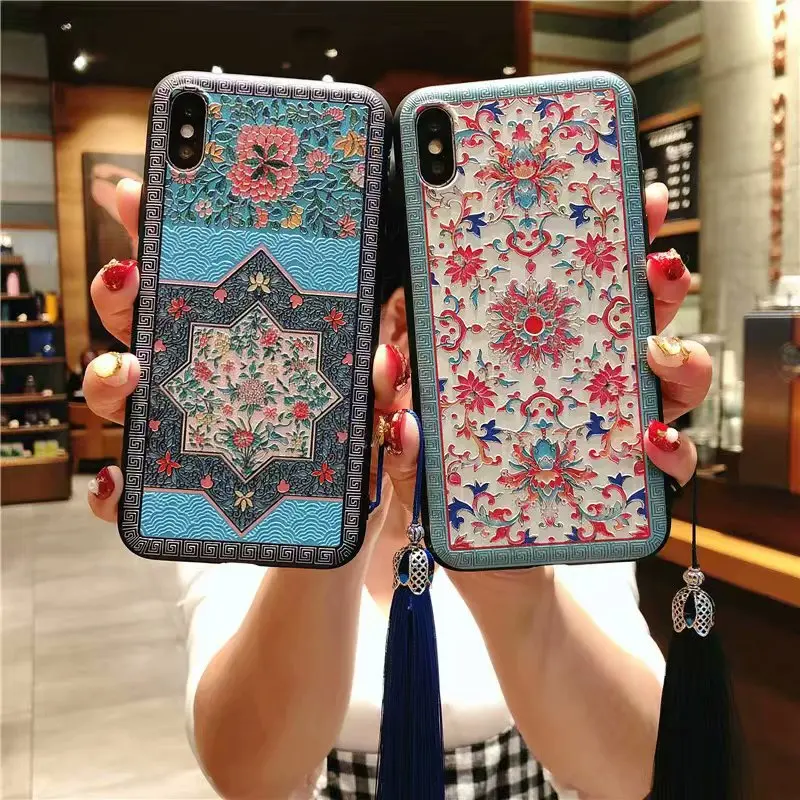 Мягкий чехол для iPhone XR XS Max 6 6s 6plus 7 8 plus X с объемными кружевными розами и