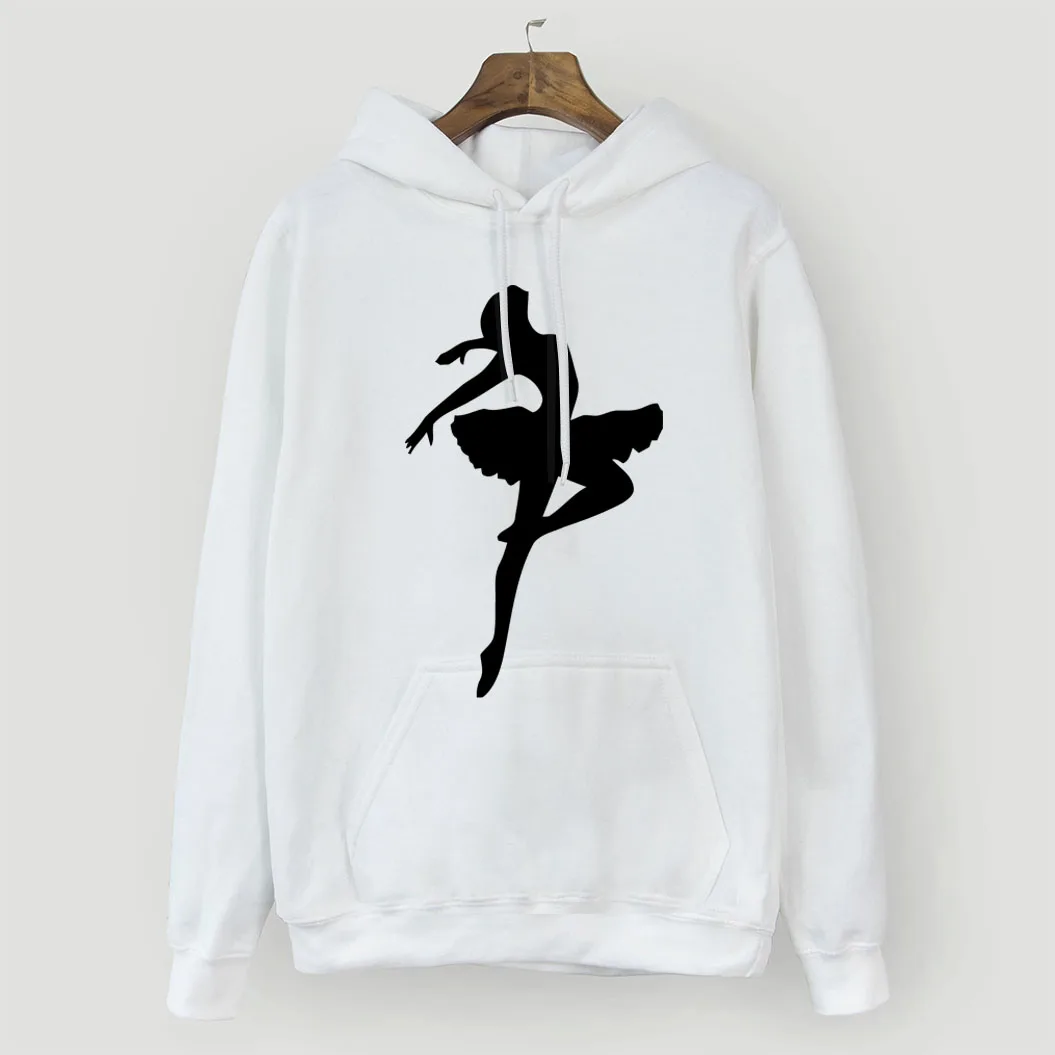 

Fashion Sweatshirt For Women 2018 Hoodie Autumn Winter Clothes Dancing Ballet Girl Harajuku Women's Hoodies Korean Style Hoody