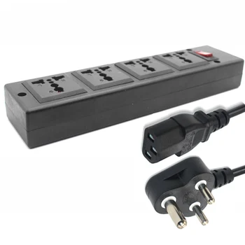 

Multifunction Small South africa India 250v 13a 1.5m jack Universal power Strip PDU IEC320 C14 Outlet adaptor cord Socket