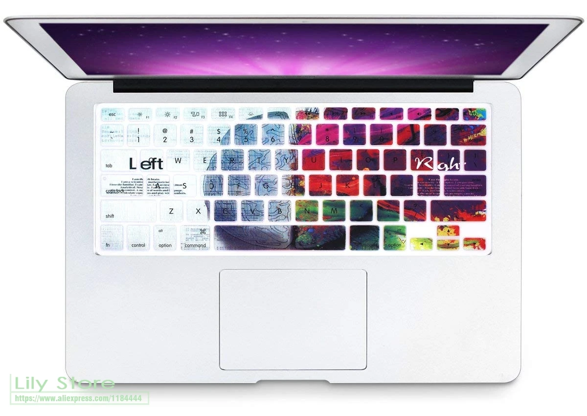 Для Macbook Pro 13 15 с или W/Out retina силиконовая кожа для Macbook Air 13,3 креативный отпечаток лапы собаки крышка клавиатуры