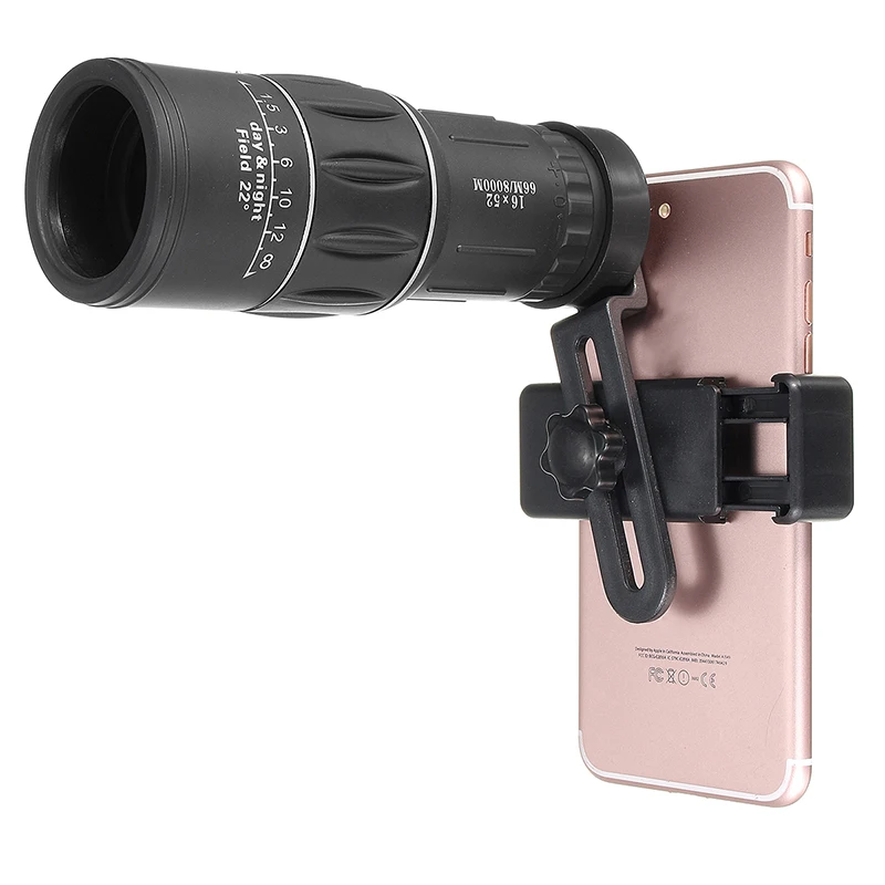 New 16 x 52 Dual Focus Monocular Spotting Telescope Zoom