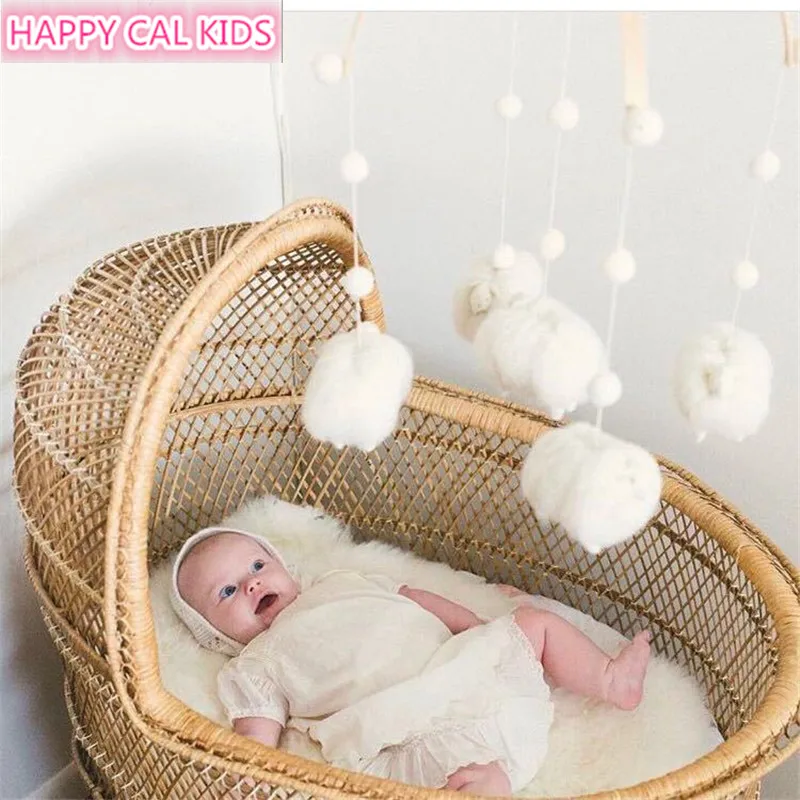 

INS Nordic home Felt wind bell bed children room hanging decorations Tent decoration Photography Props Newborn Gift