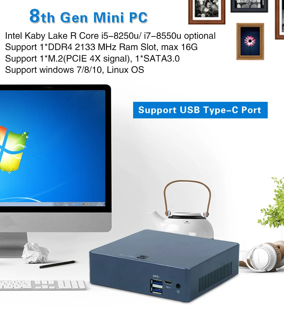 Mini PC 4K 11