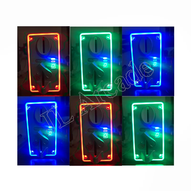 

LED front panel Electronic Coin Acceptor CPU Comparison Multi Coin Selector Mechanism Arcade Led panel Coin Acceptor