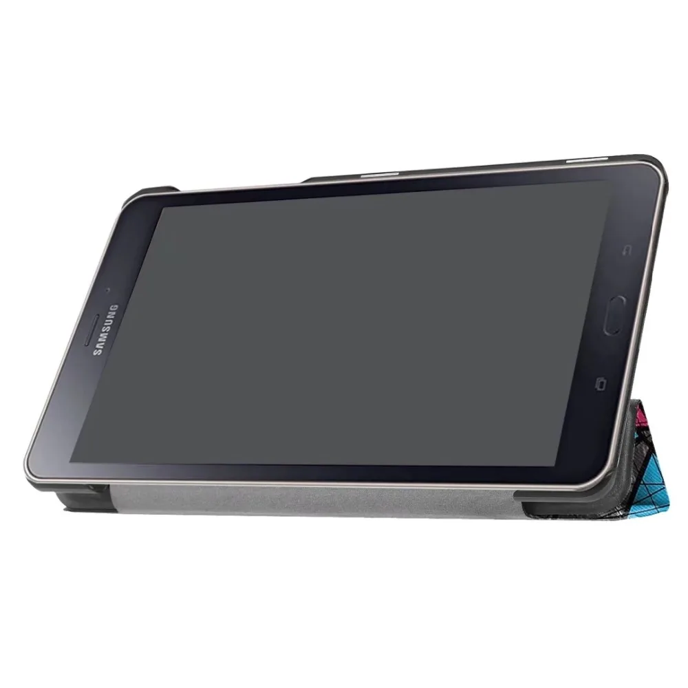 Чехол для Samsung Galaxy Tab A 8,0 T380 T385 8,0 дюймов чехол для планшета из искусственной кожи раскладной флип-чехол с подставкой