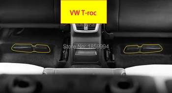 

for 2018 2019 VW T-roc car seat air conditioner air outlet protective cover sticker