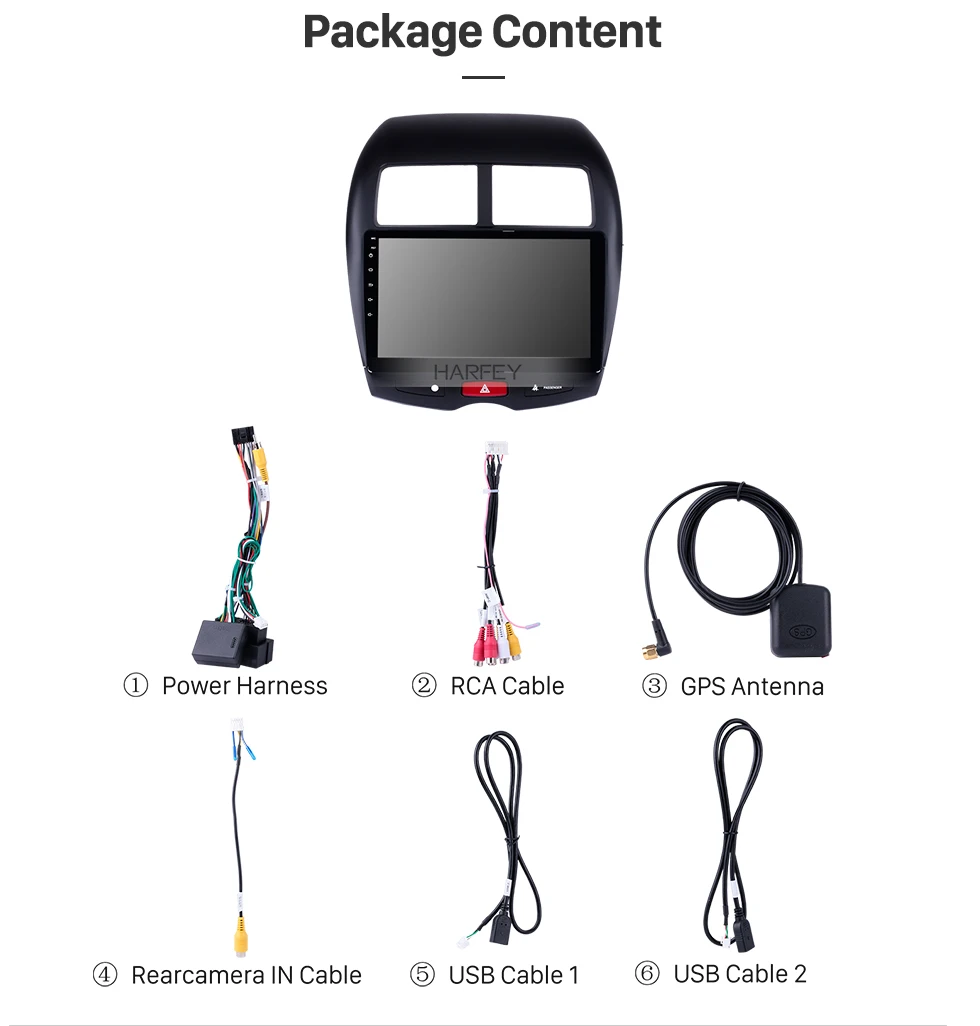 Cheap Harfey For 2010 2011-2015 Mitsubishi ASX Peugeot 4008 Car Multimedia player 2DIN Android 8.1 /7.1 WIFI USB GPS Navigation stereo 17