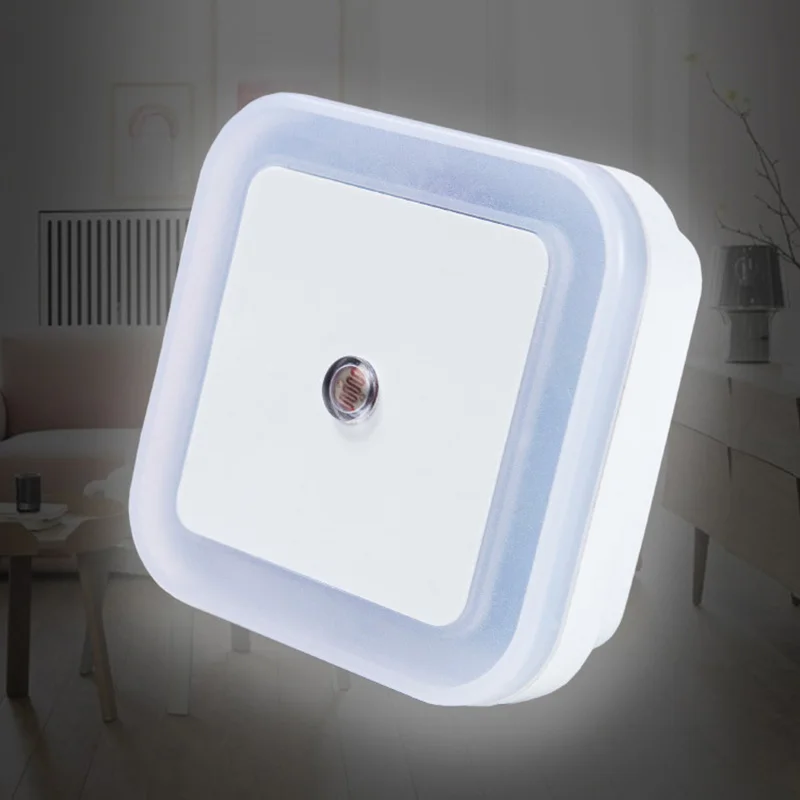 art Lighting In White Yellow Blue Red newest LED night light Control Auto Sensor Light For