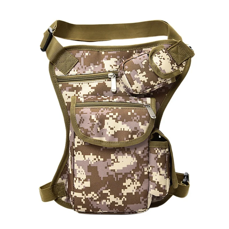 

Outdoor Unisex Military Travel Mens Motorcycle Riding Fanny Package Mid Drop Leg Thigh Bag Life Travel Handbags