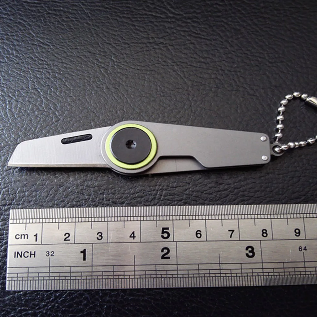 Тактический карманный складной мини-нож для выживания, портативный походный брелок для ключей EDC