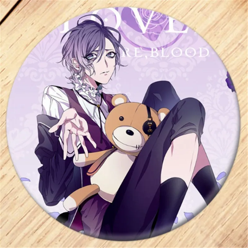 1 шт. аниме DIABOLIK LOVERS значок косплея мультфильм брошь булавка коллекция Значки для рюкзаков украшения 18762