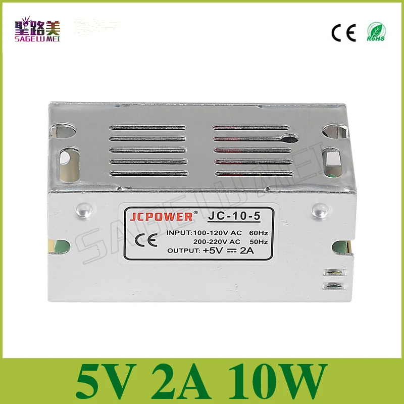 Бесплатная доставка 5V 2A 10W AC110-220V к DC Универсальный Регулируемый импульсный