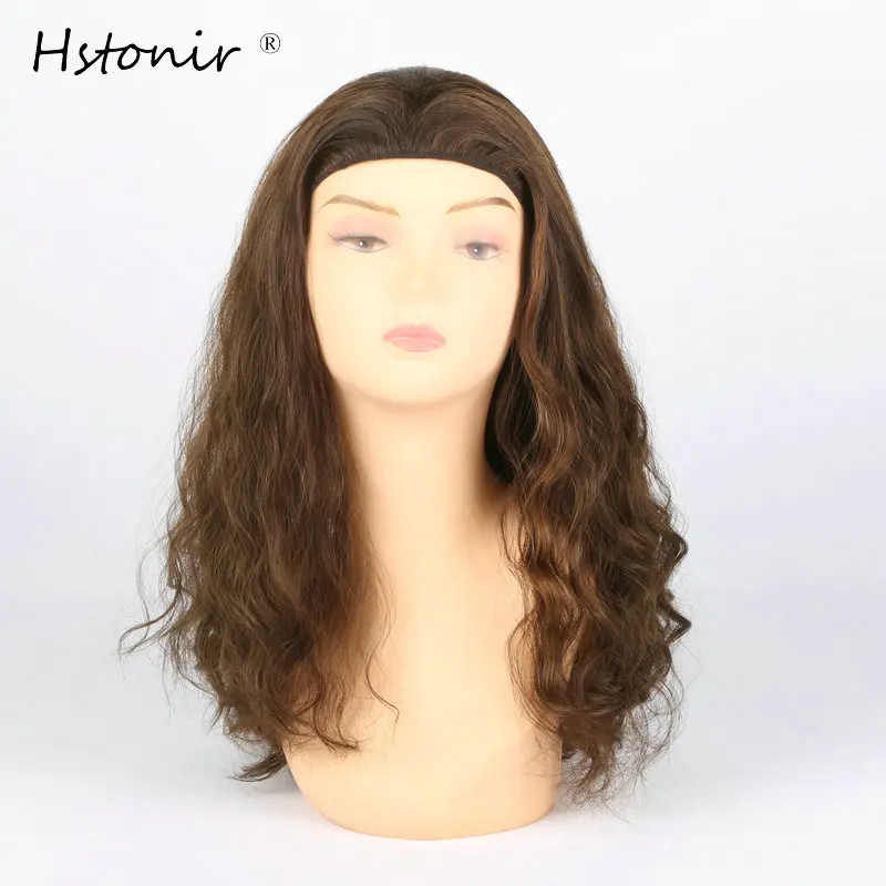 Hstonir Band Fall Kosher Wig Mongolia Human Virgin Hair Unprocessed Top