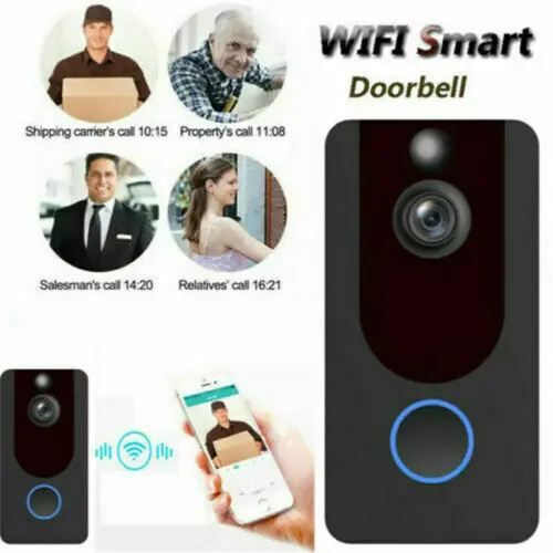 

New Video Doorbell 1080P Camera Wireless Video Door Phone WiFi Intercom Remote
