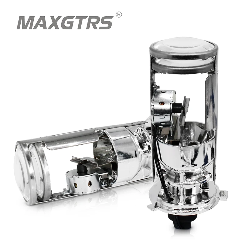 

2x 55W H4 HID Bulb LHD Bi-Xenon Bulbs Lossless Light Lamp Hi/Lo Beam Headlight with Double Mini Projector Lens 4300K 5500K 6000K
