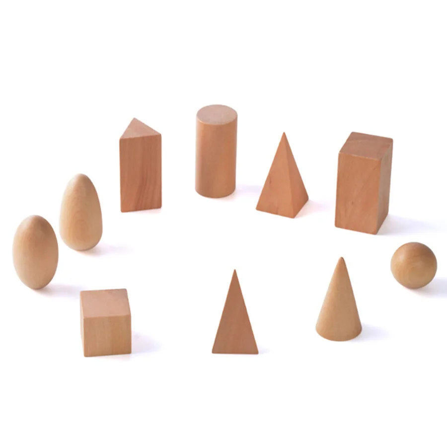 Montessori Mystery Bag Sensorial Wooden Toys Learning and Education Toy 10 Pcs/lot